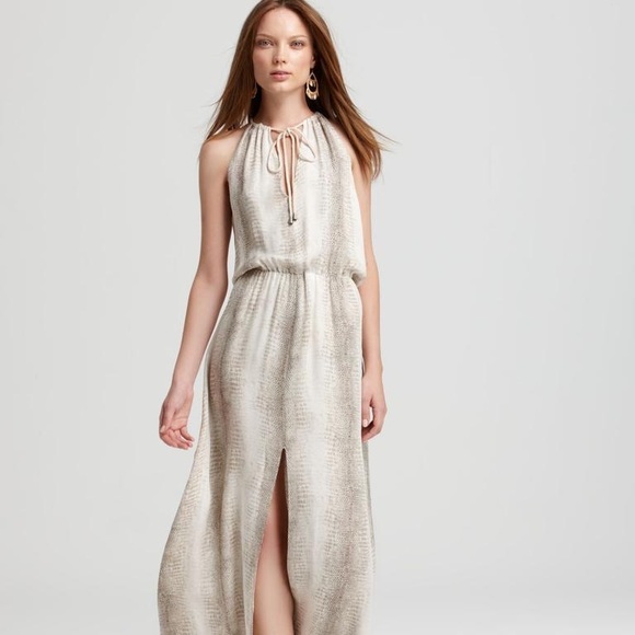 PARKER Silk Aztec Geometric Maxi Dress XS - Picture 7 of 7